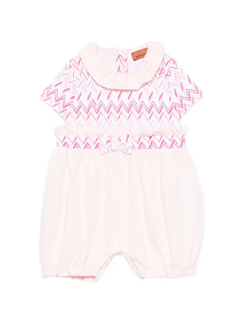 frill zigzag babygrow