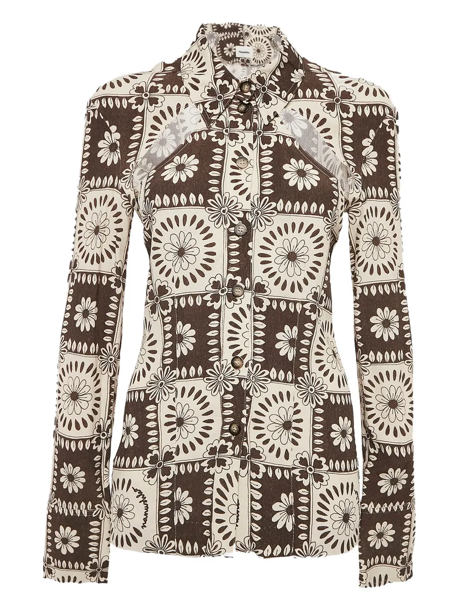 floral cutout blouse 2