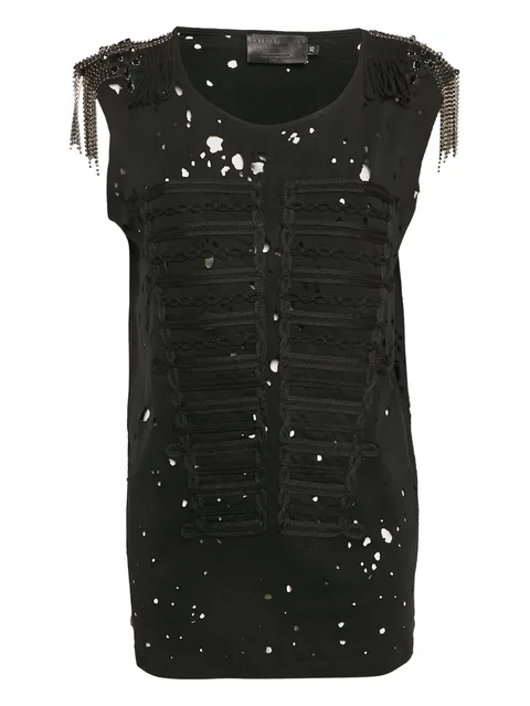 crystal-embellishment tank top