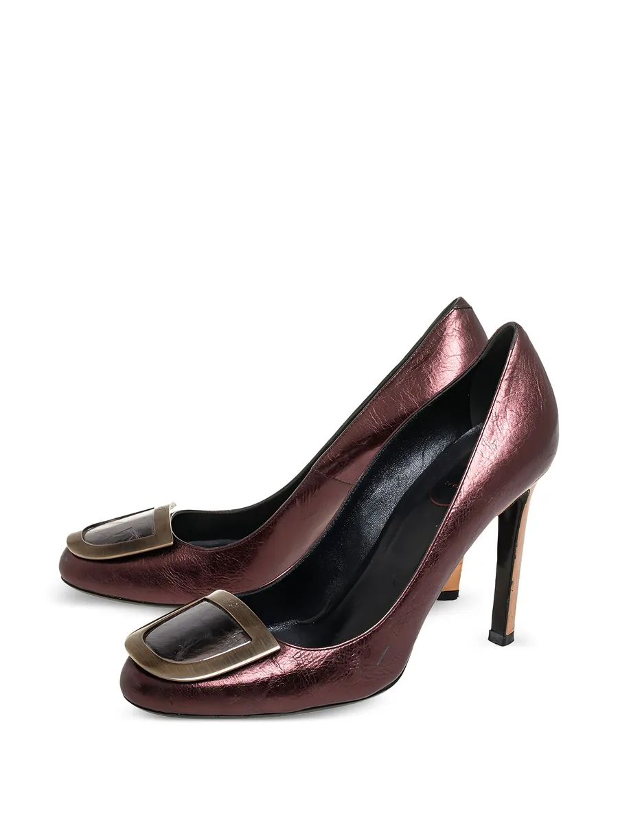 pre-owned 100mm Ecusson pumps 3