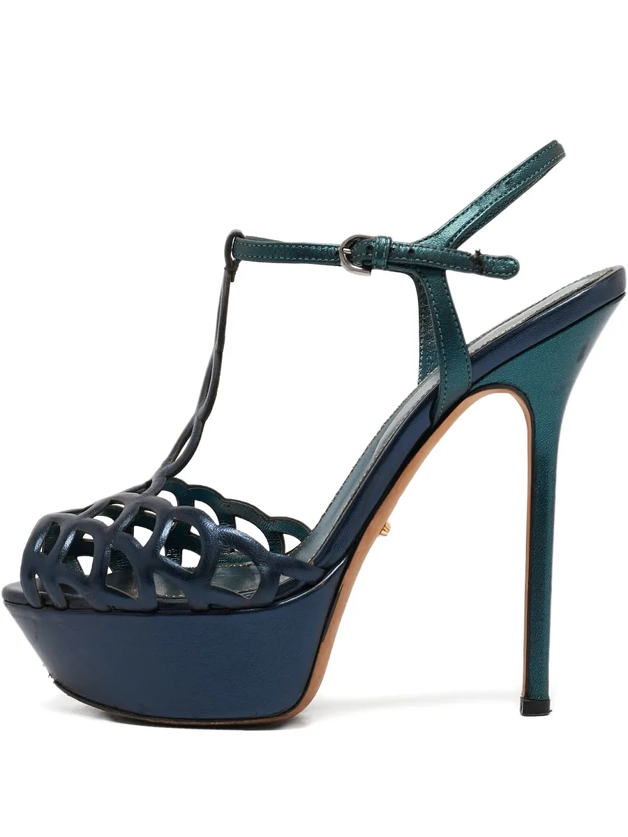 130mm platform t-strap sandals 1