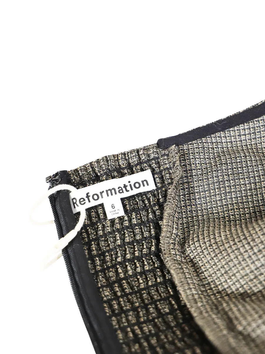 платье миди с U-образным вырезом 12