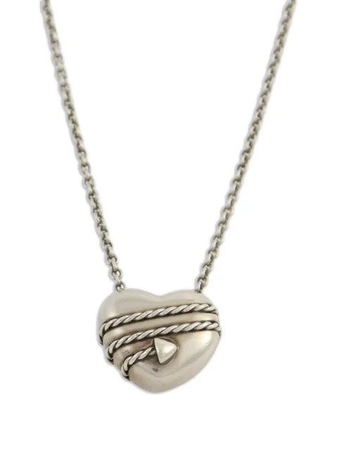 heart-motif necklace