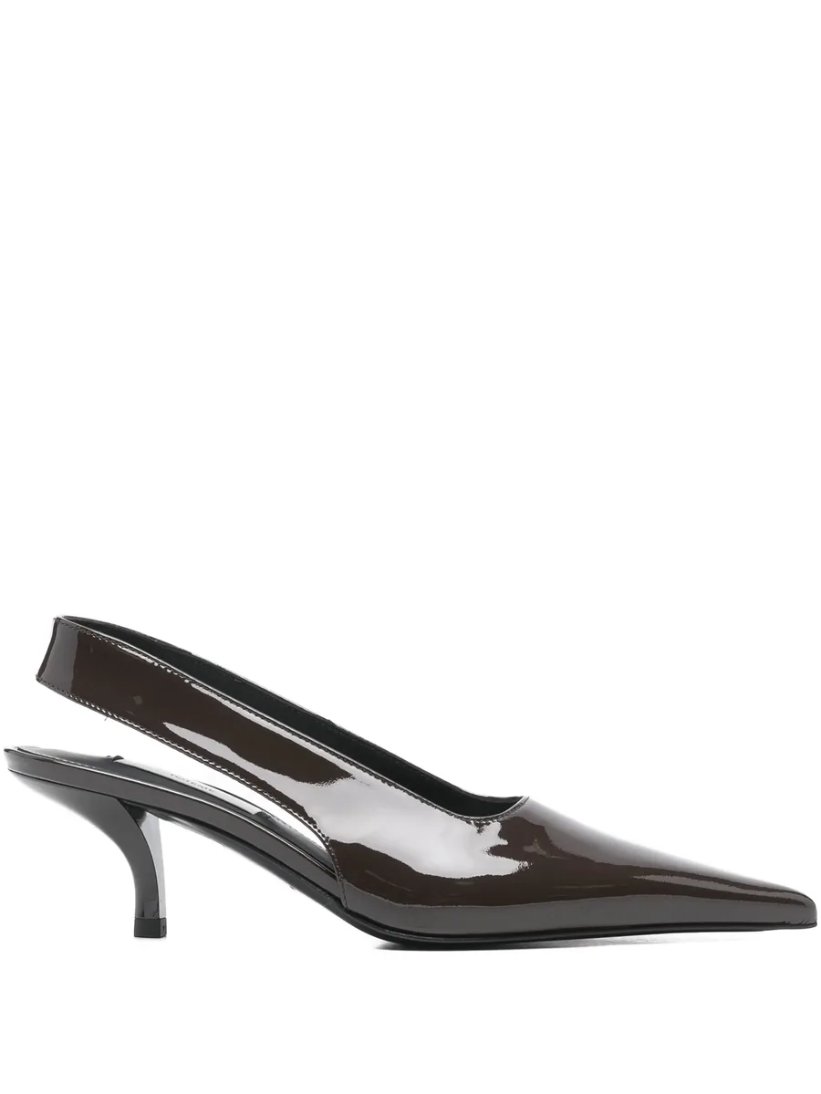 slingback calf leather pumps 2