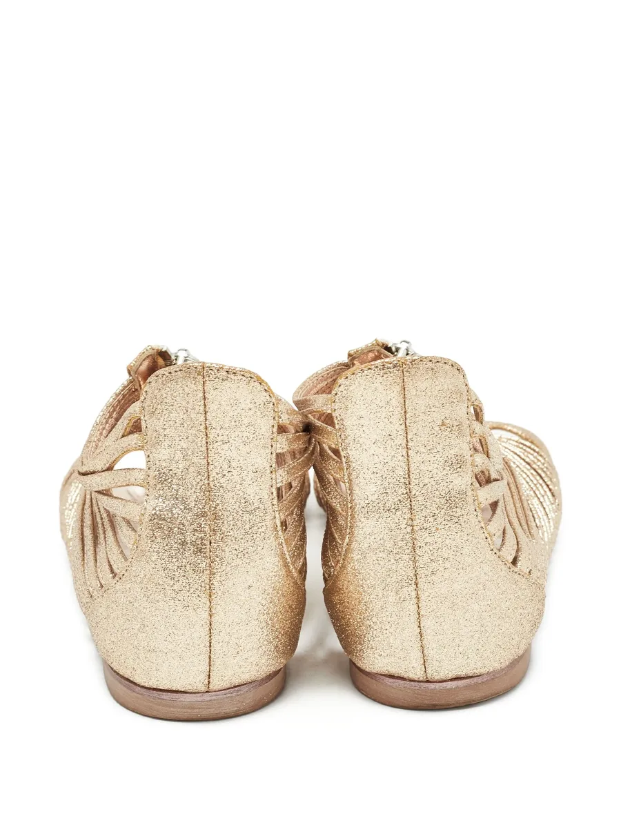 leather flat sandals 5