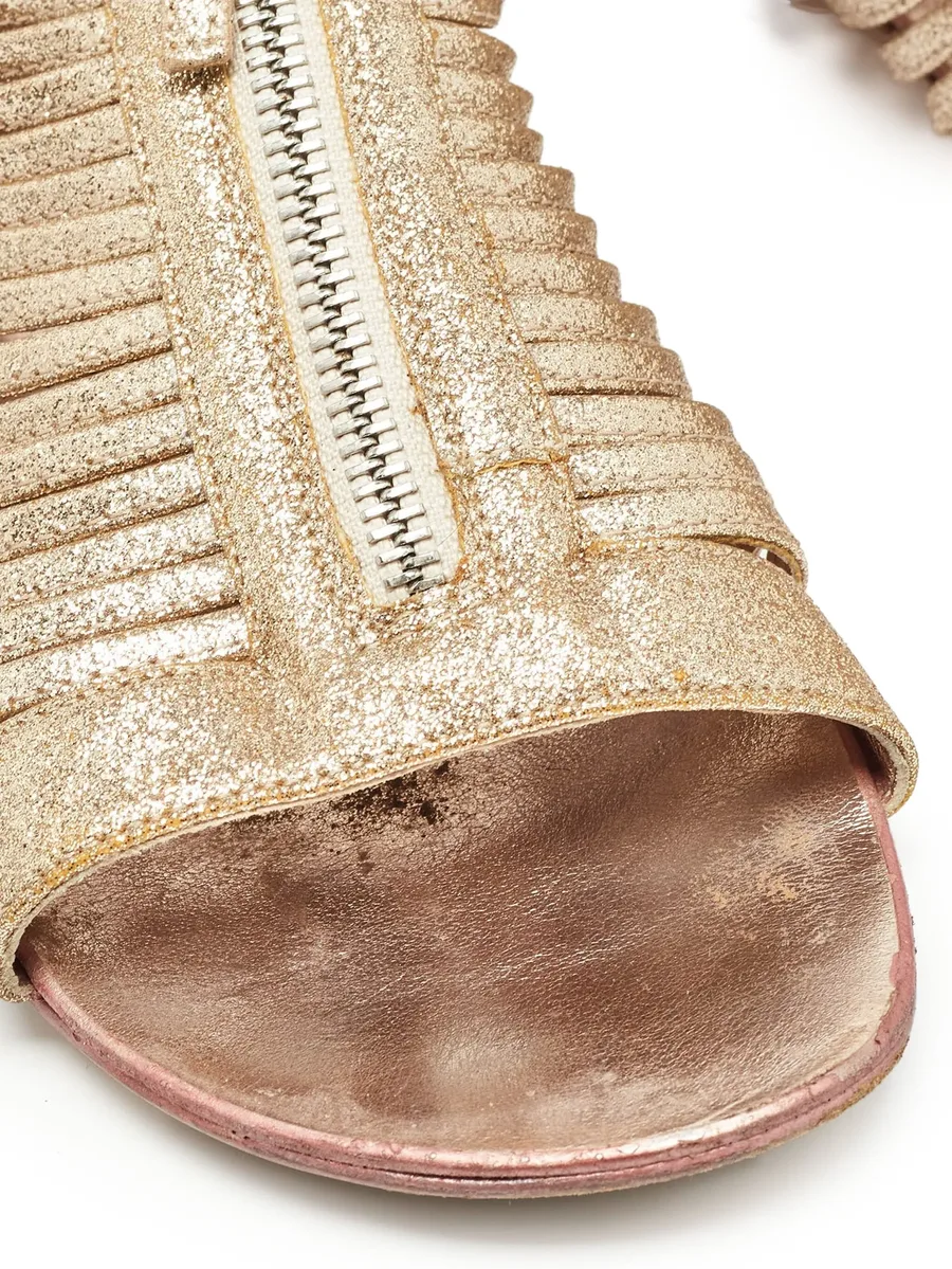leather flat sandals 11