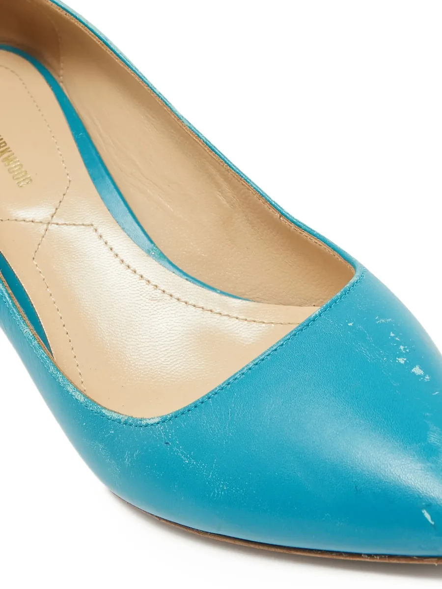 leather heeled pumps 12