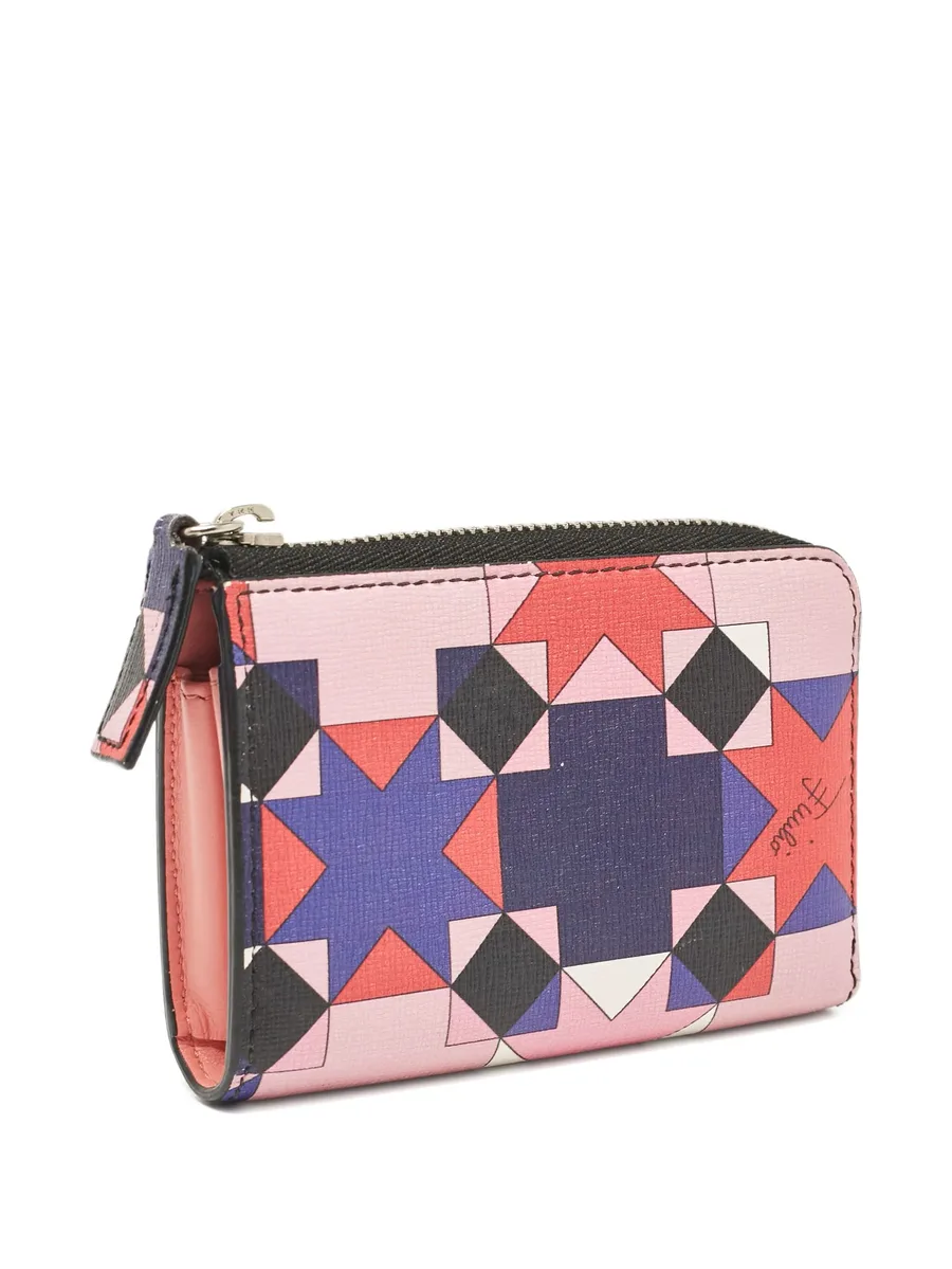 geometric-print wallet 5