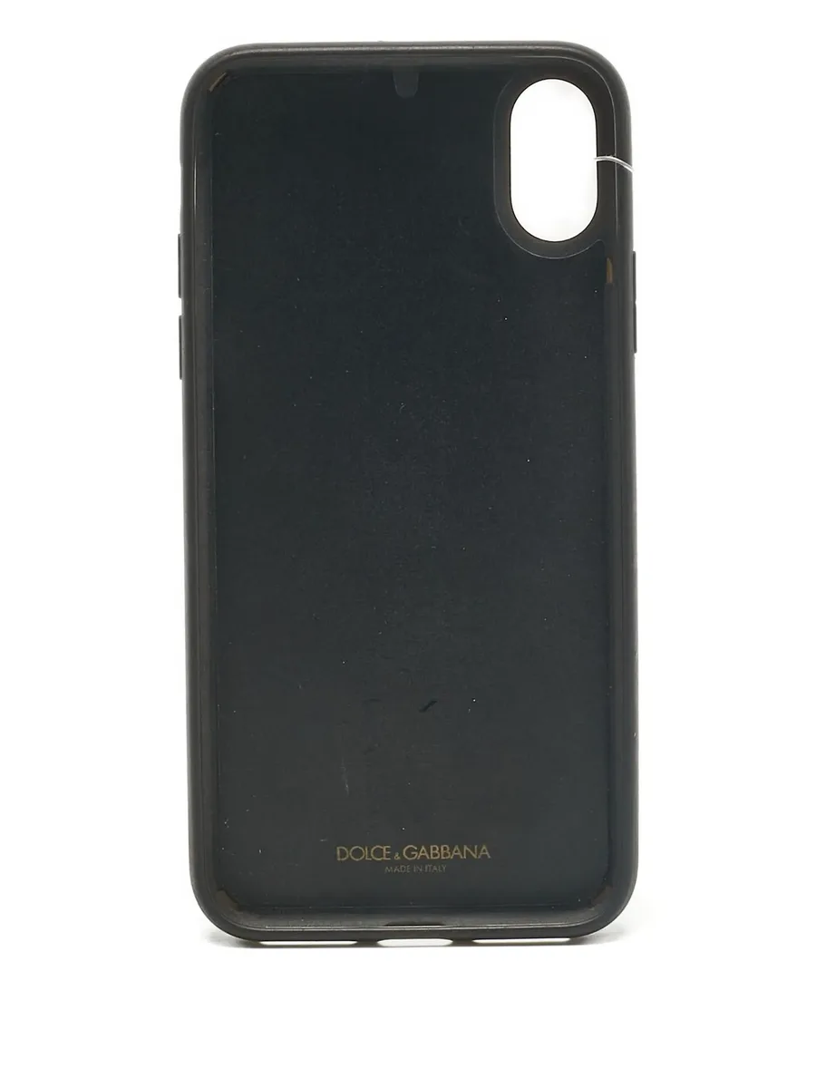 Leather DG Logo iPhone X case 4