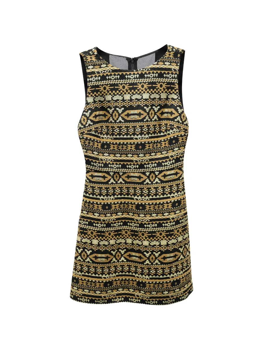 жаккардовое платье мини 2