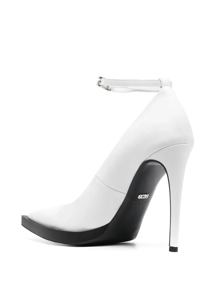 110mm pointed leather pumps 5
