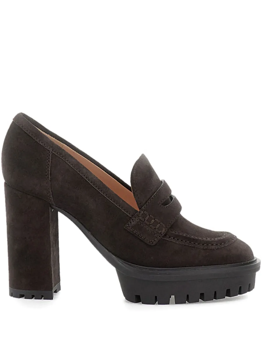 loafer-style platform heeled pumps 1
