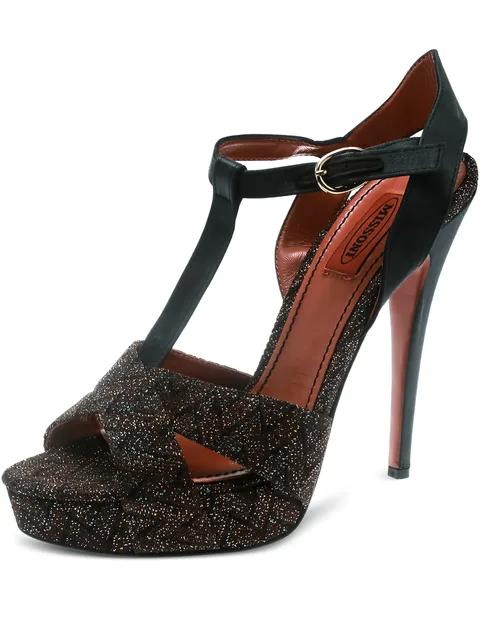 150mm T-strap platform sandals