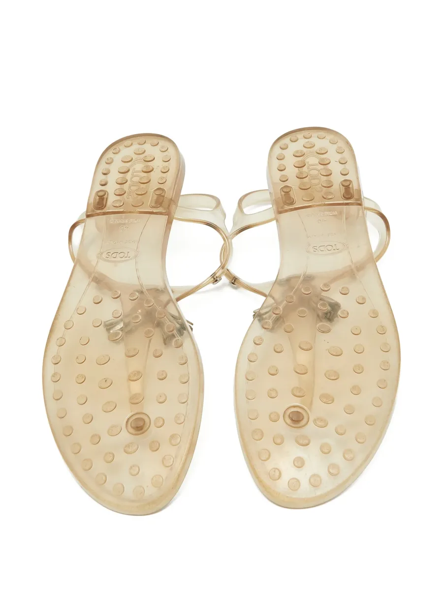 pre-owned tassel-embellished sandals 10