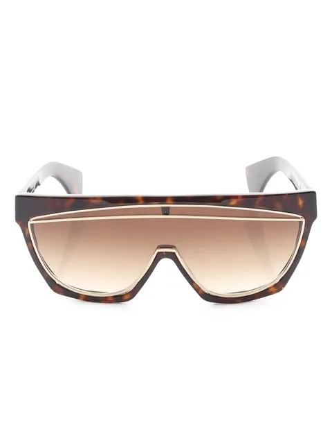 2010s geometric-frame sunglasses