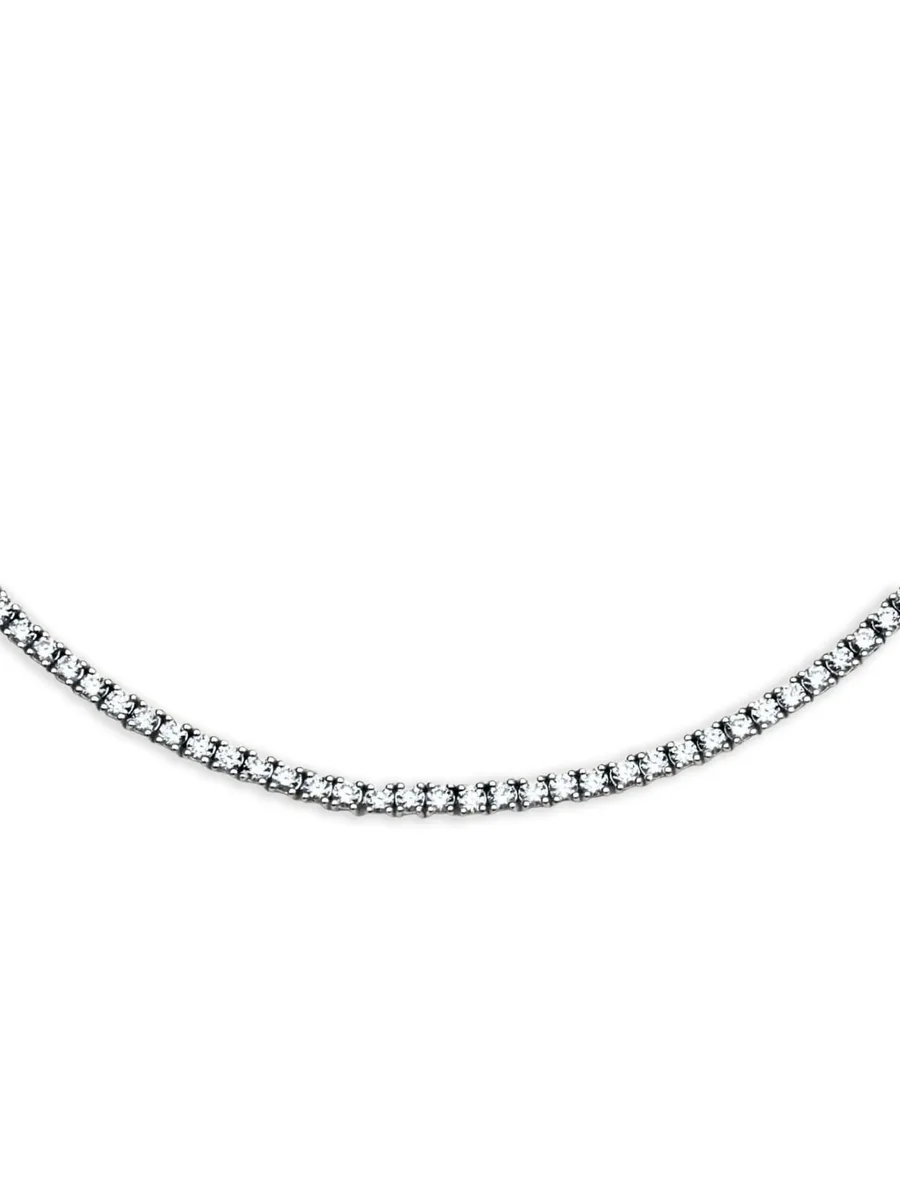 Estelle diamond tennis necklace 6