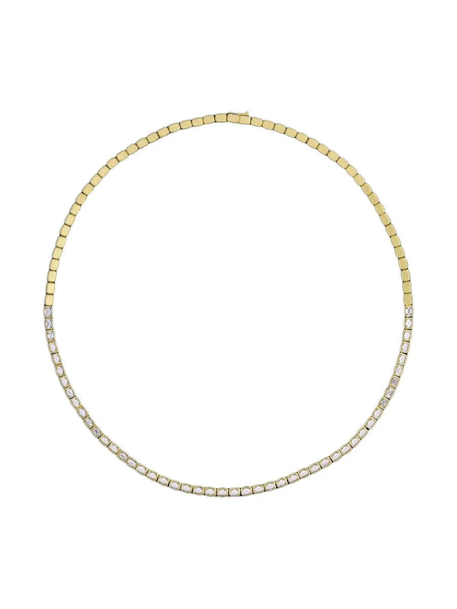 diamond tennis necklace 2