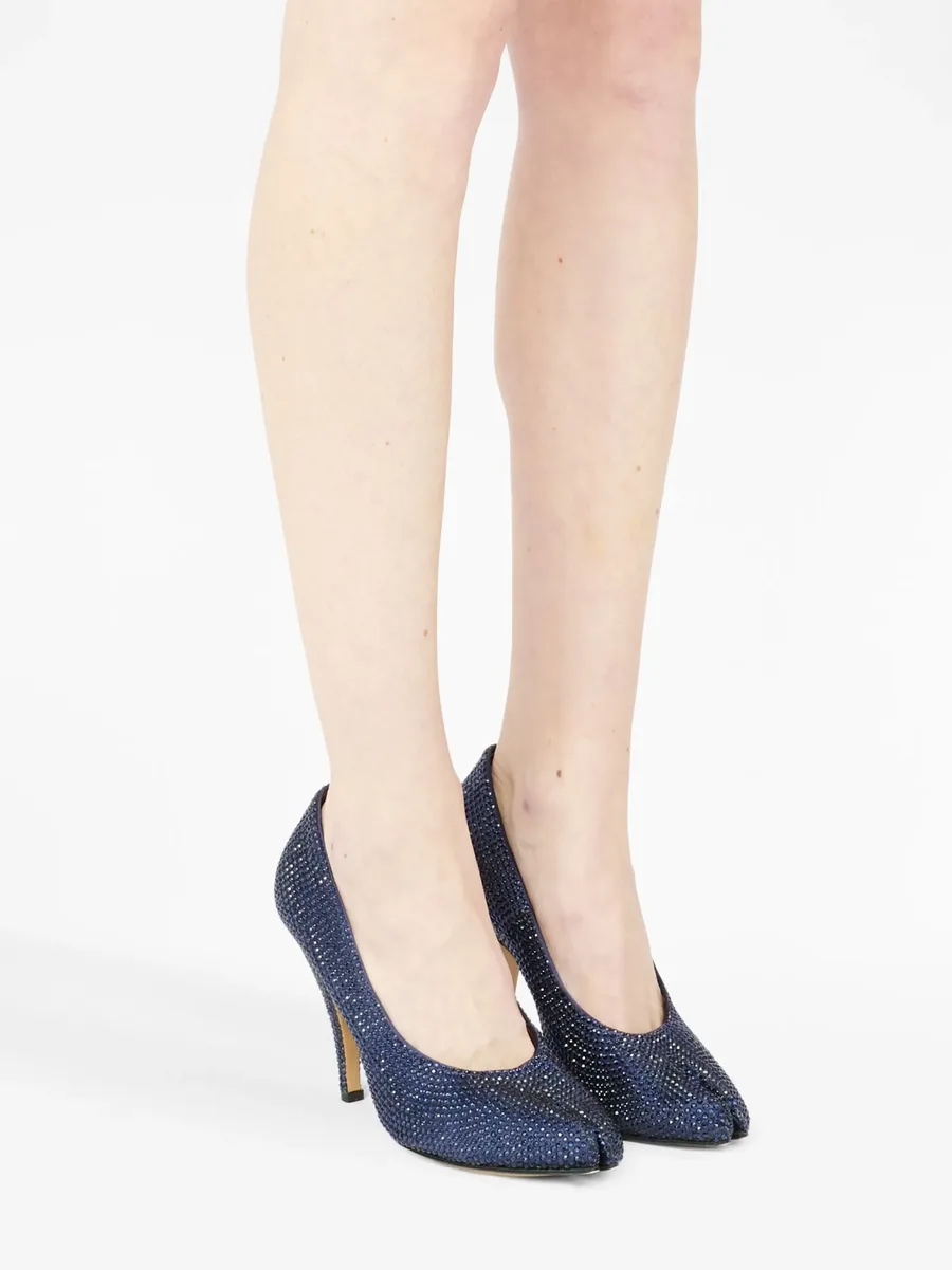 Tabi 110mm rhinestone-embellished pumps 12