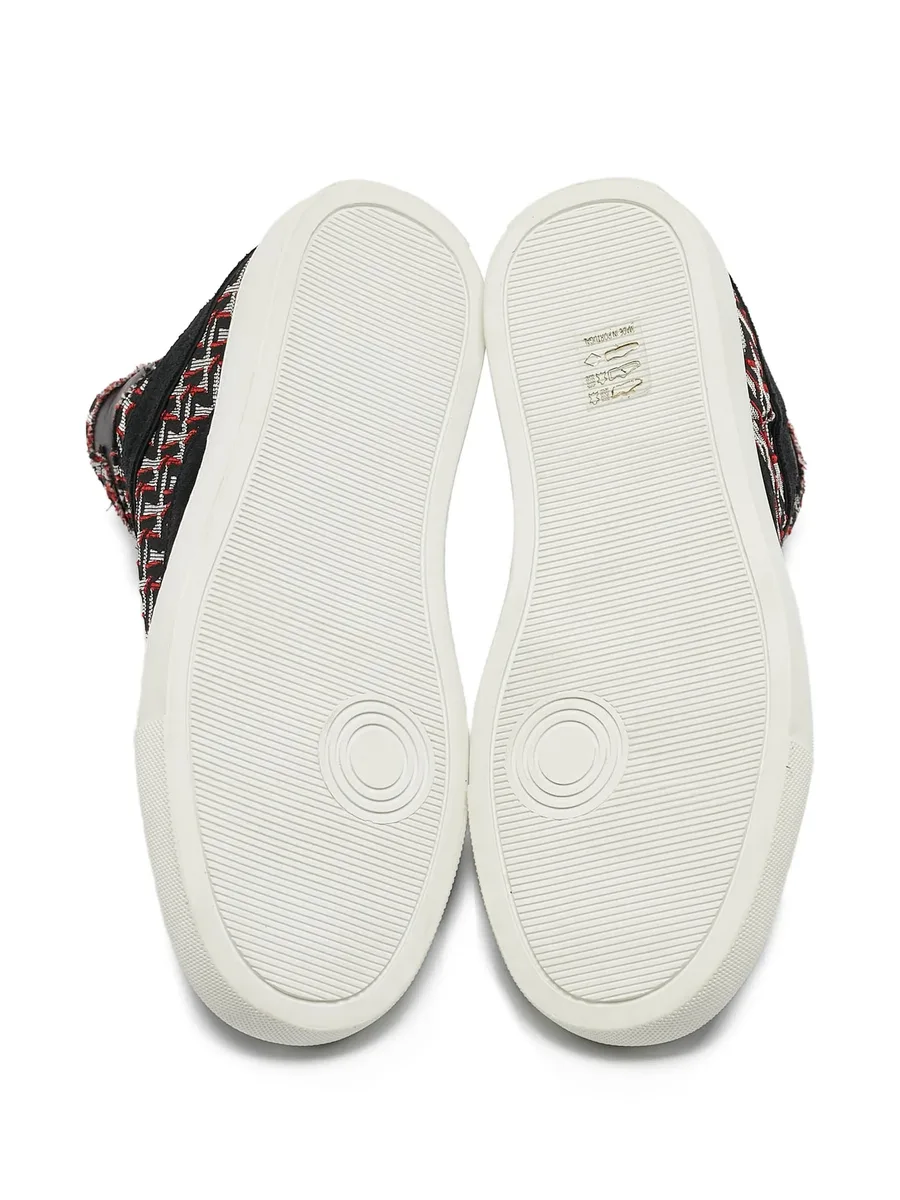 all-over logo lace-up sneakers 8