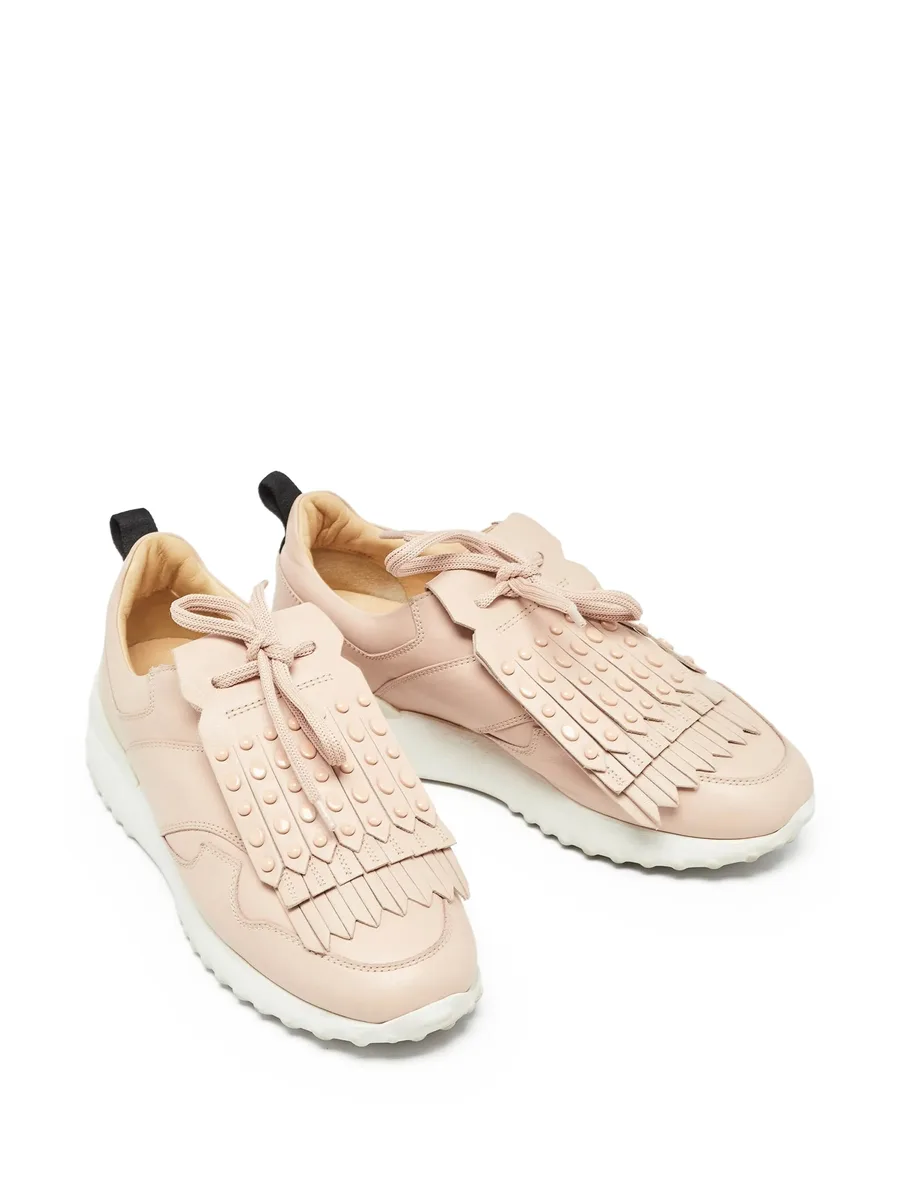 fringed leather sneakers 3