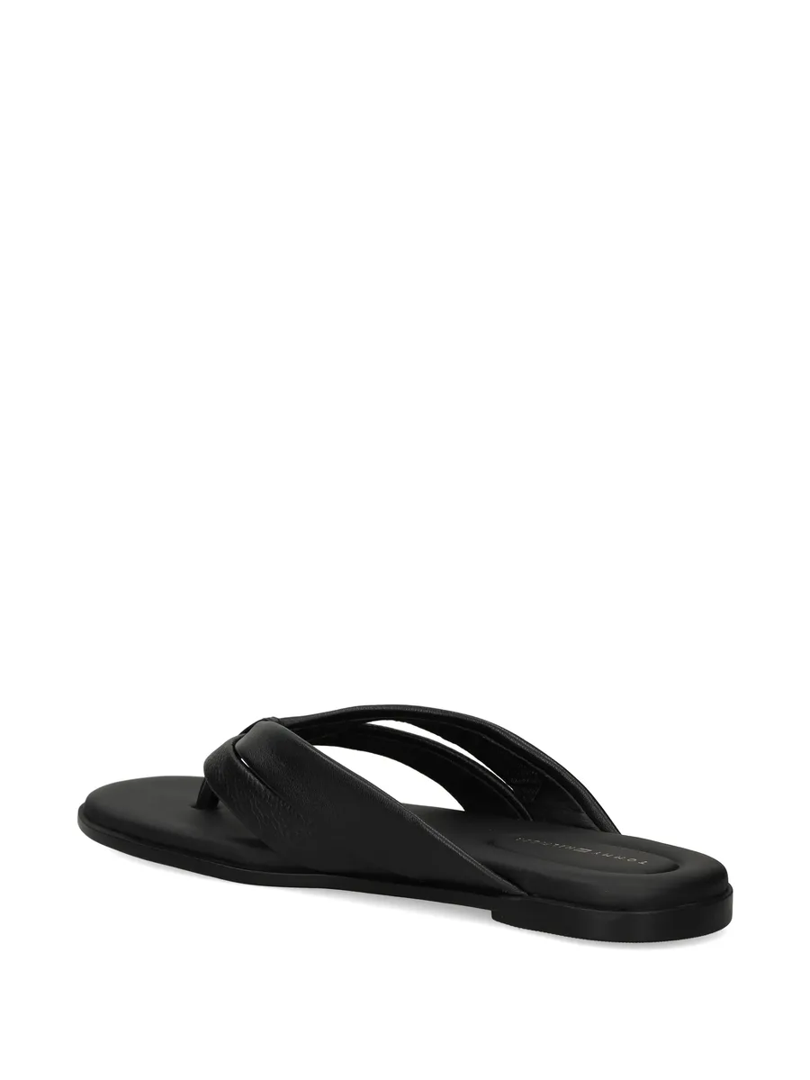 monogram-plaque leather sandals 8