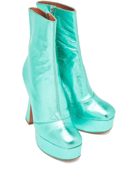 140mm platform ankle boots