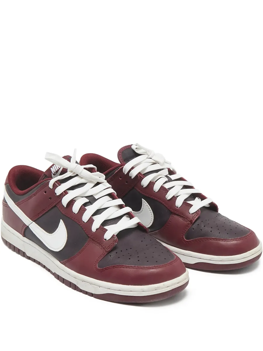 Dunk low leather sneakers 2