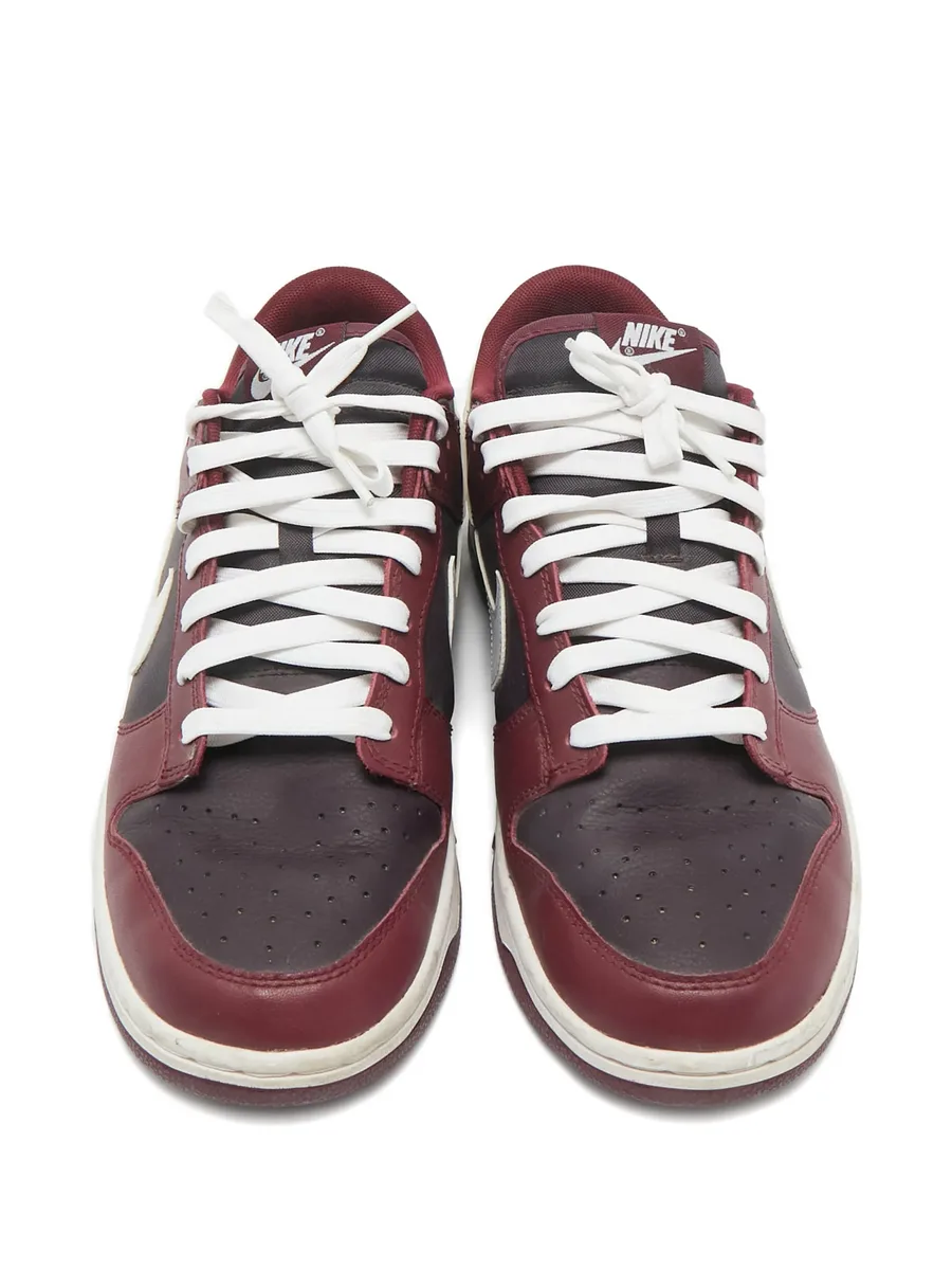 Dunk low leather sneakers 4