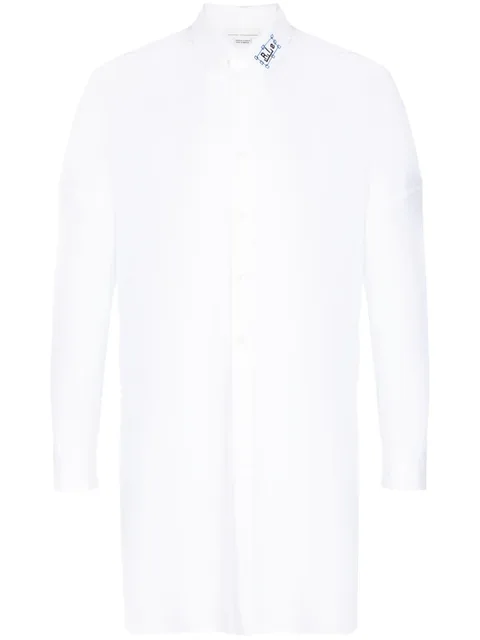 logo-print long-sleeve shirt