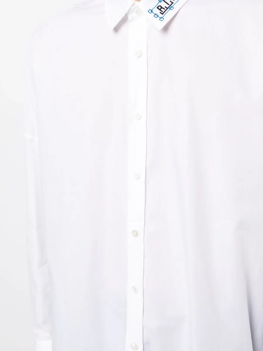 logo-print long-sleeve shirt 9