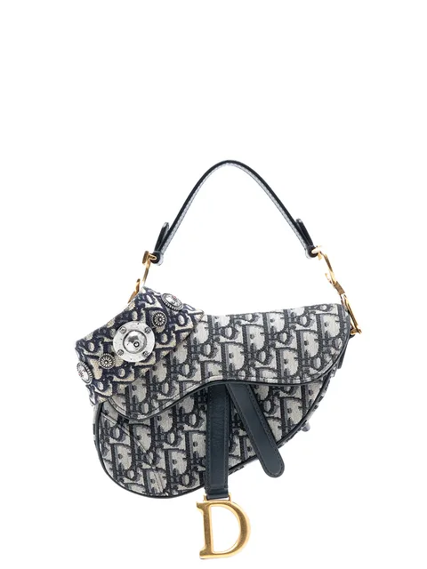 сумка-сэтчел Micro Oblique Canvas Saddle Bag (2019 год)