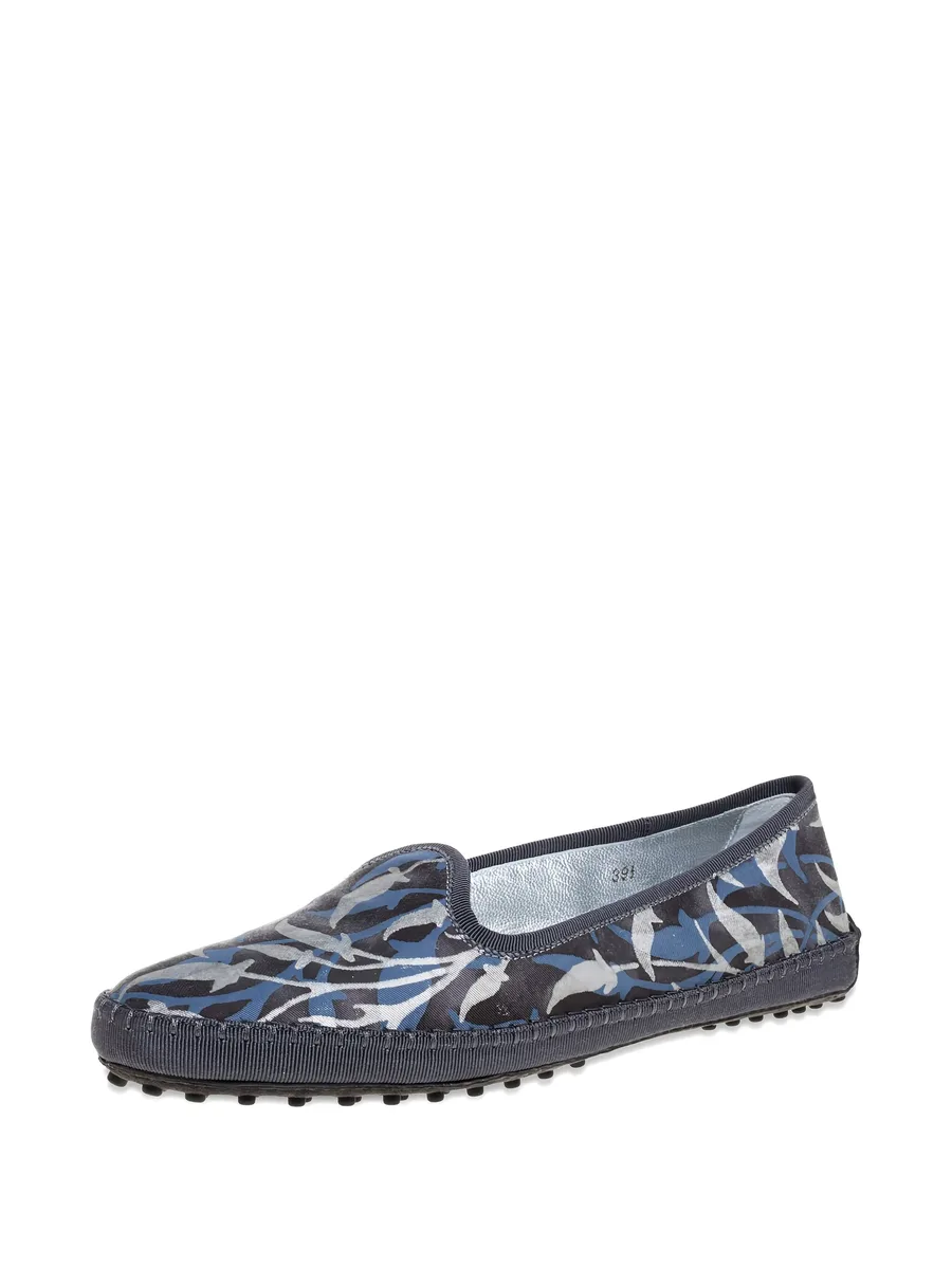 Gommino floral-print slip-on sneakers 3