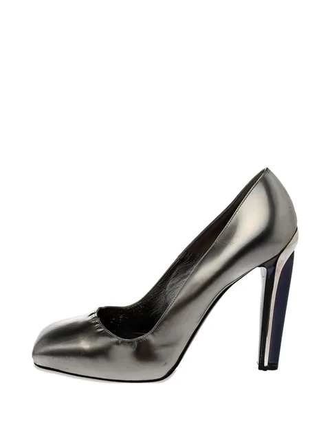 135mm leather pumps