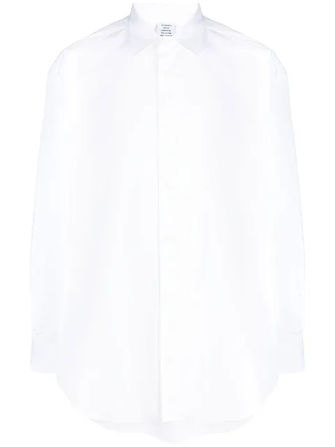 logo-print long-sleeves shirt
