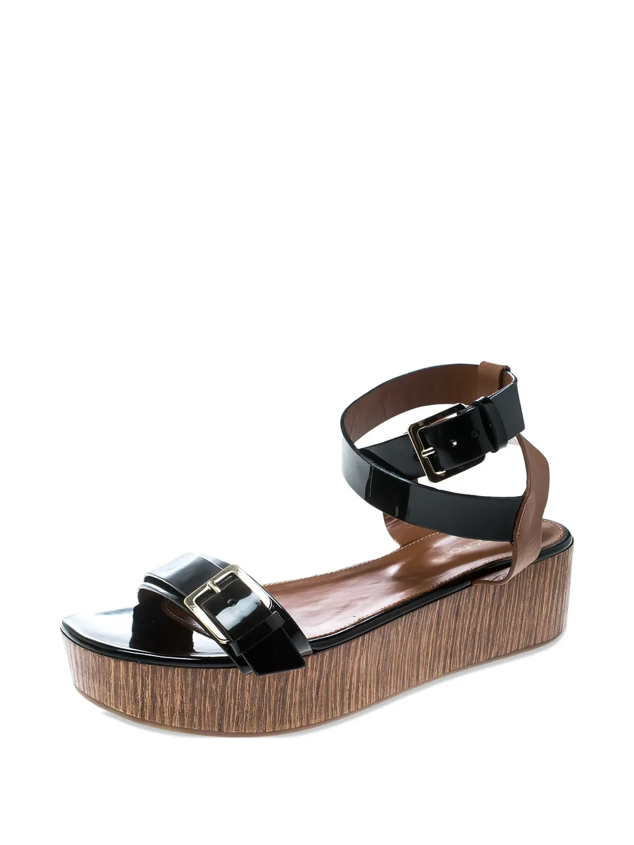 45mm platform heeled sandals 4