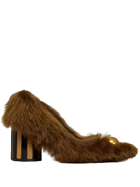 100mm embellished pointed toe heel
