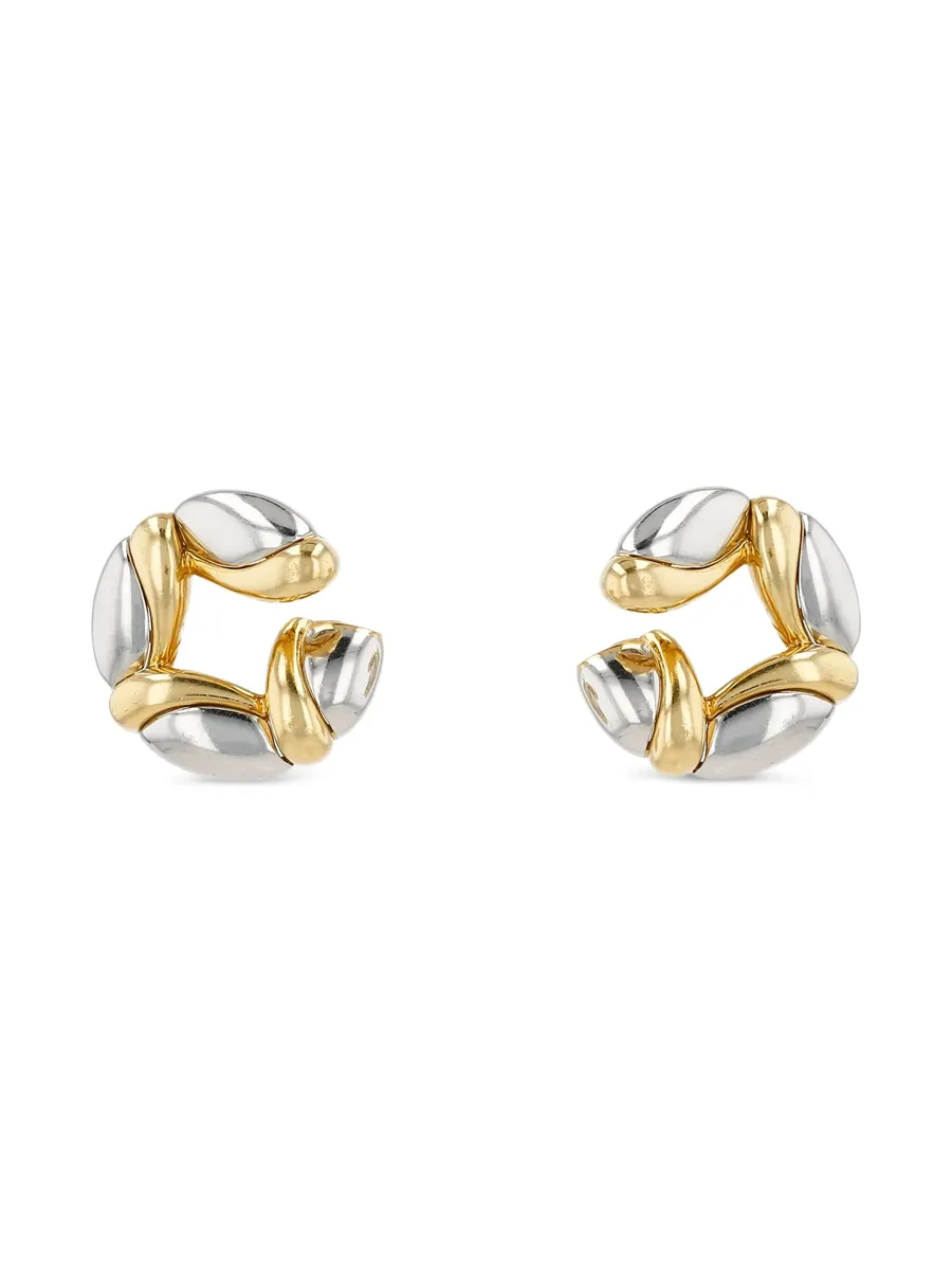 1990s yellow gold hoop earrings 2