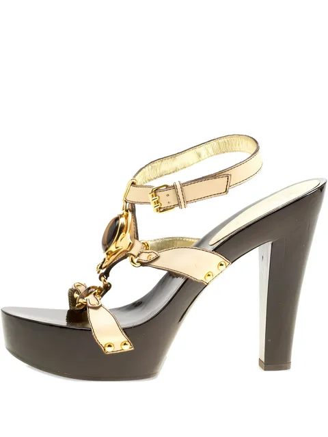 140mm embellished platform sandals