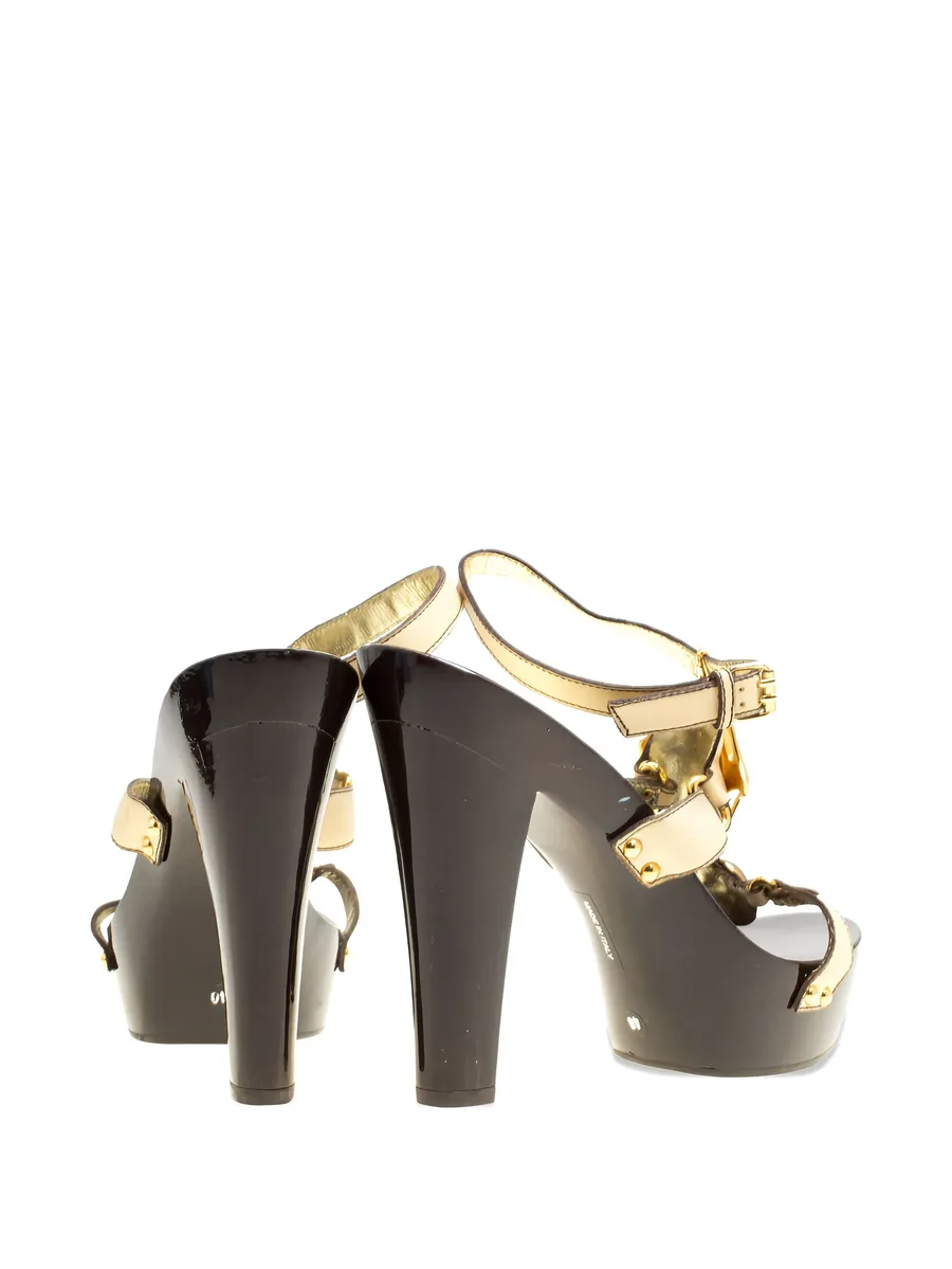 140mm embellished platform sandals 6