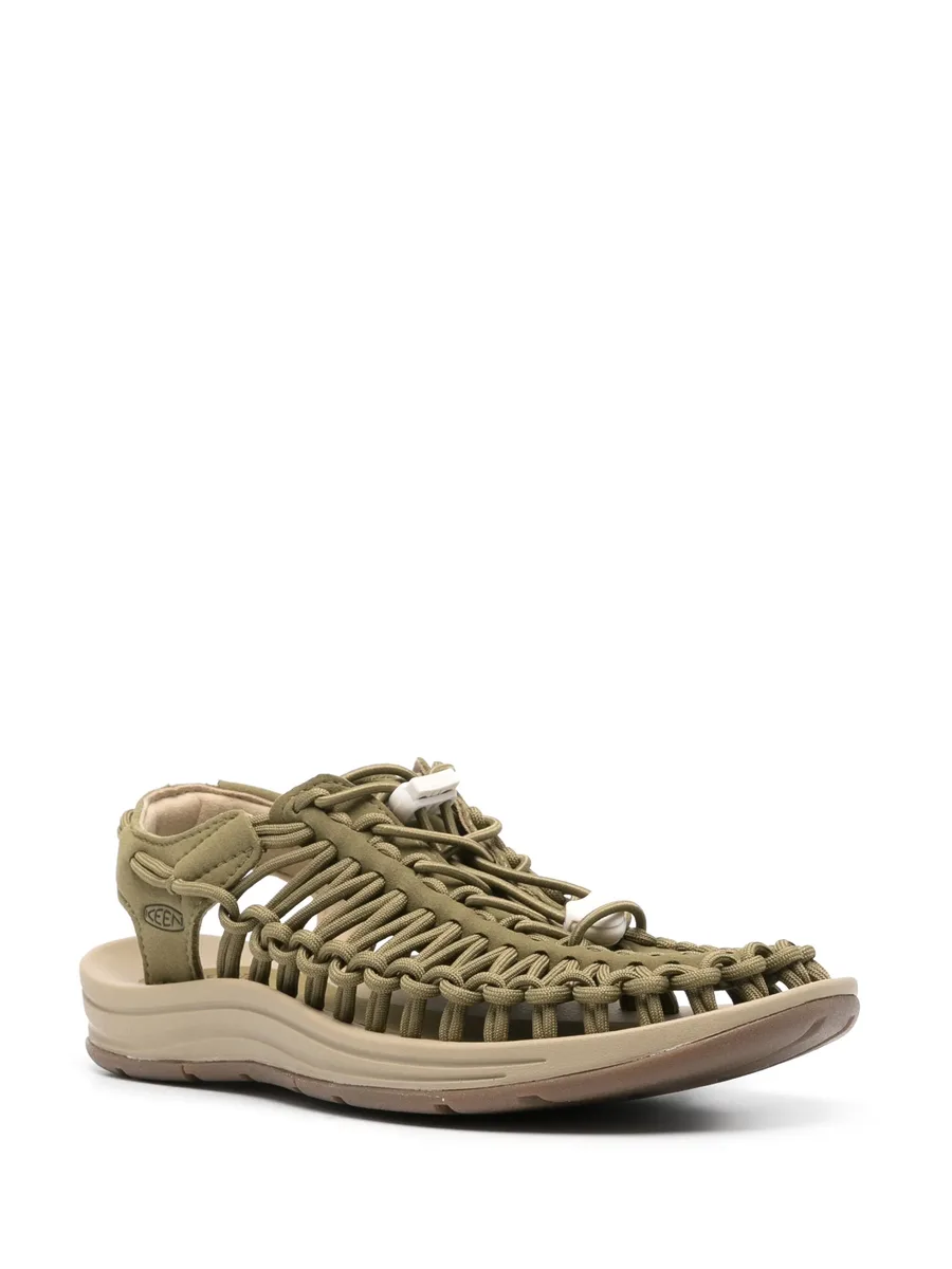 Uneek debossed logo sandals 4