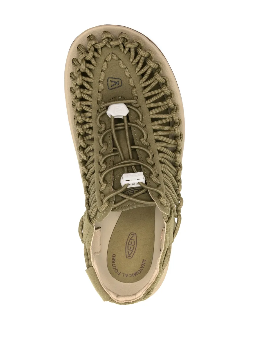 Uneek debossed logo sandals 7