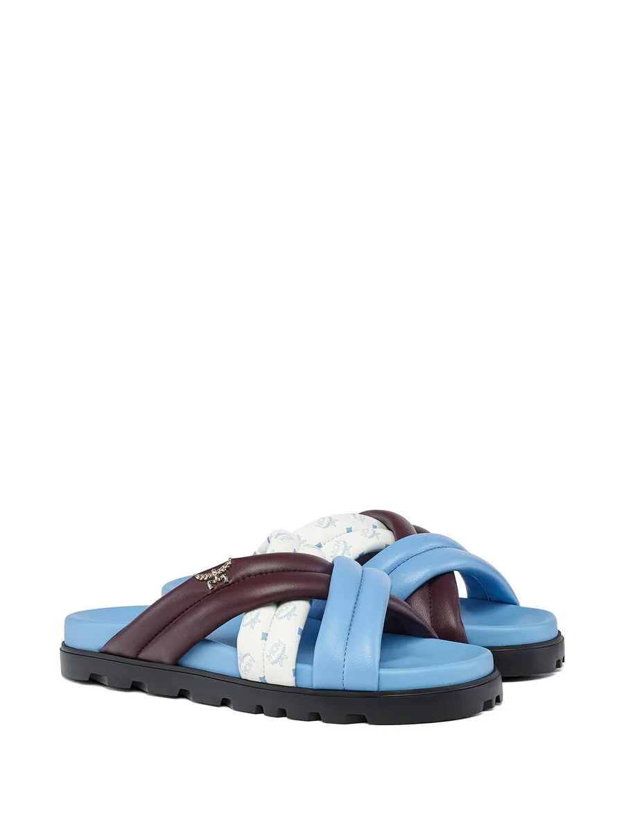 criss-cross logo sandals 4