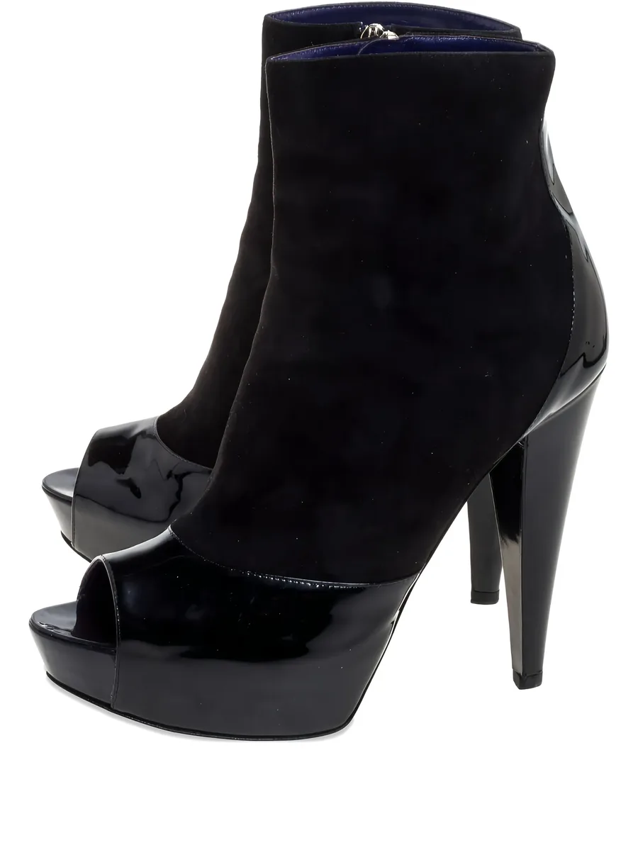 Pre-owned 135mm suede boots 2