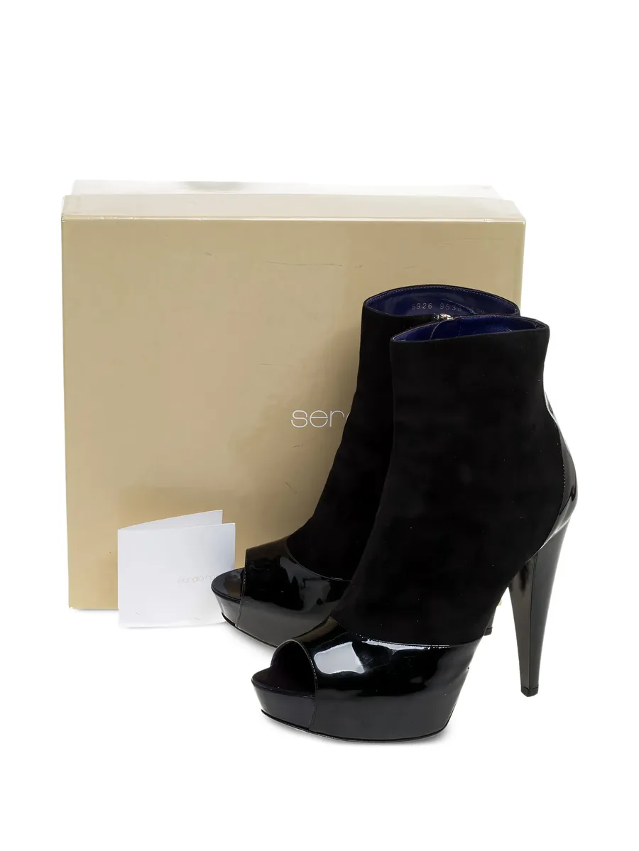 Pre-owned 135mm suede boots 10