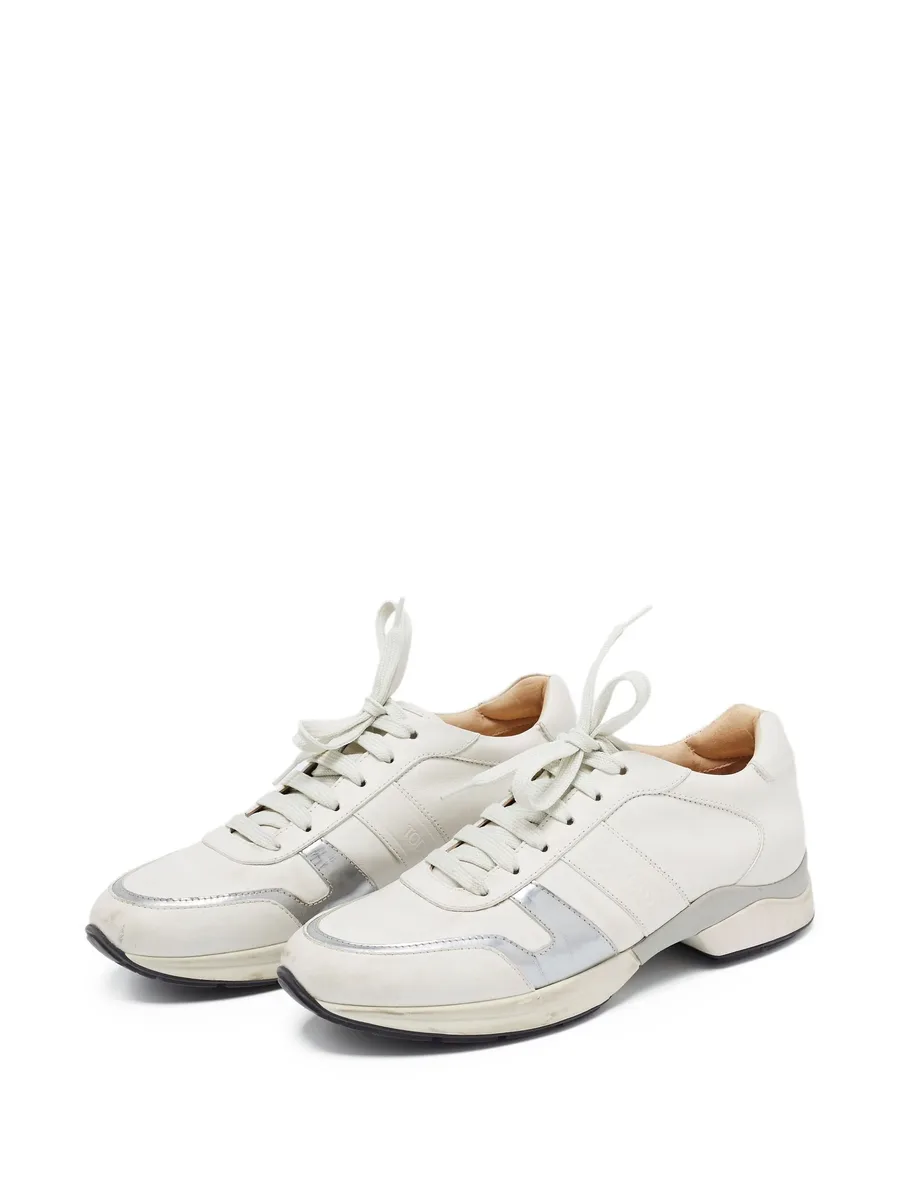pre-owned panelled trainers 4