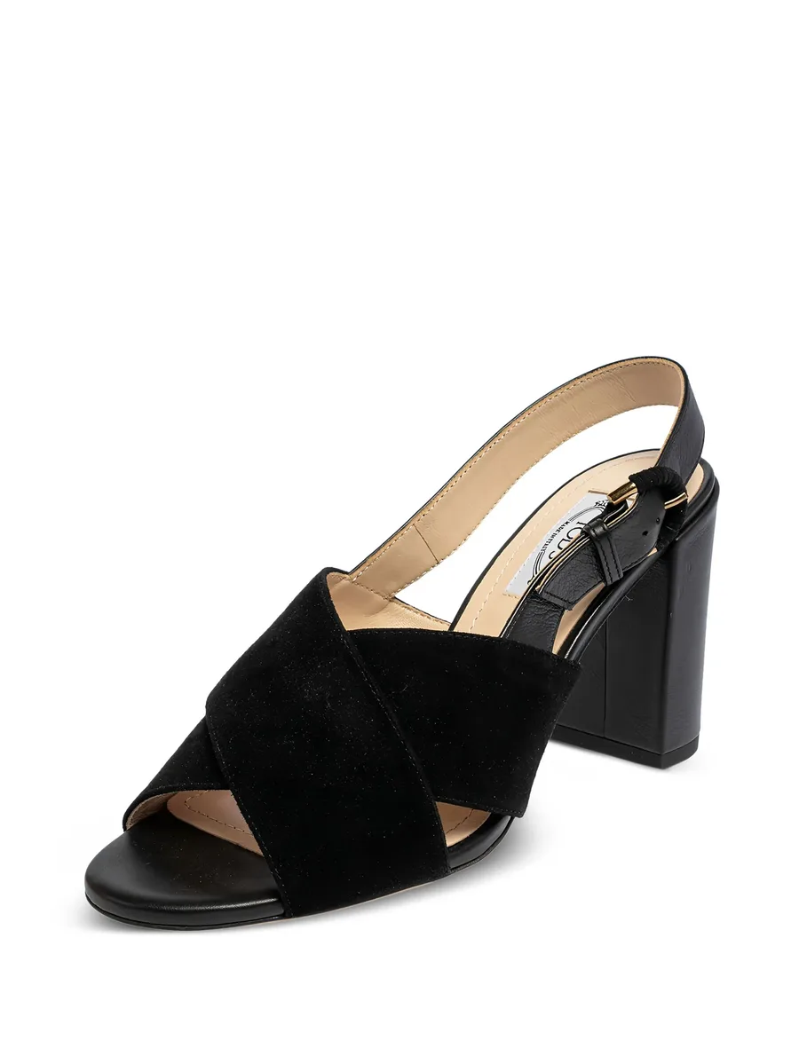 pre-owned 90mm slingback sandals 5