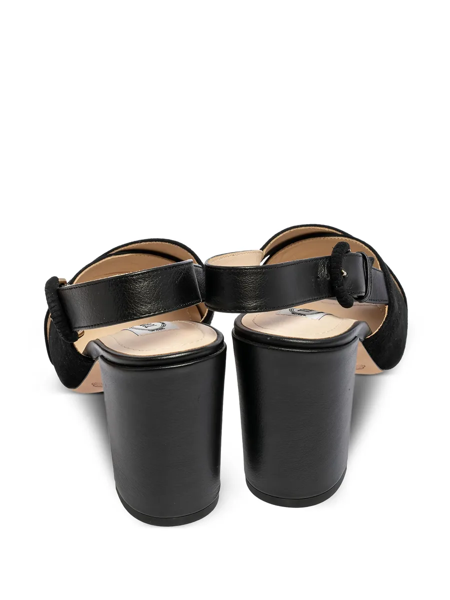 pre-owned 90mm slingback sandals 8