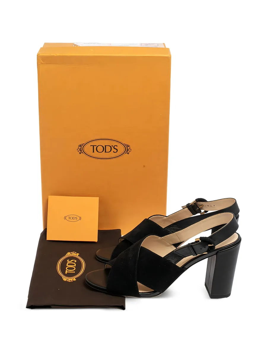 pre-owned 90mm slingback sandals 13