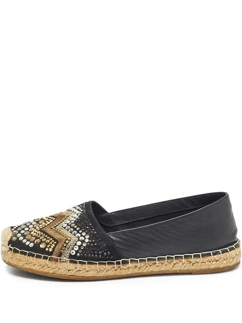 crystal-embellished espadrilles