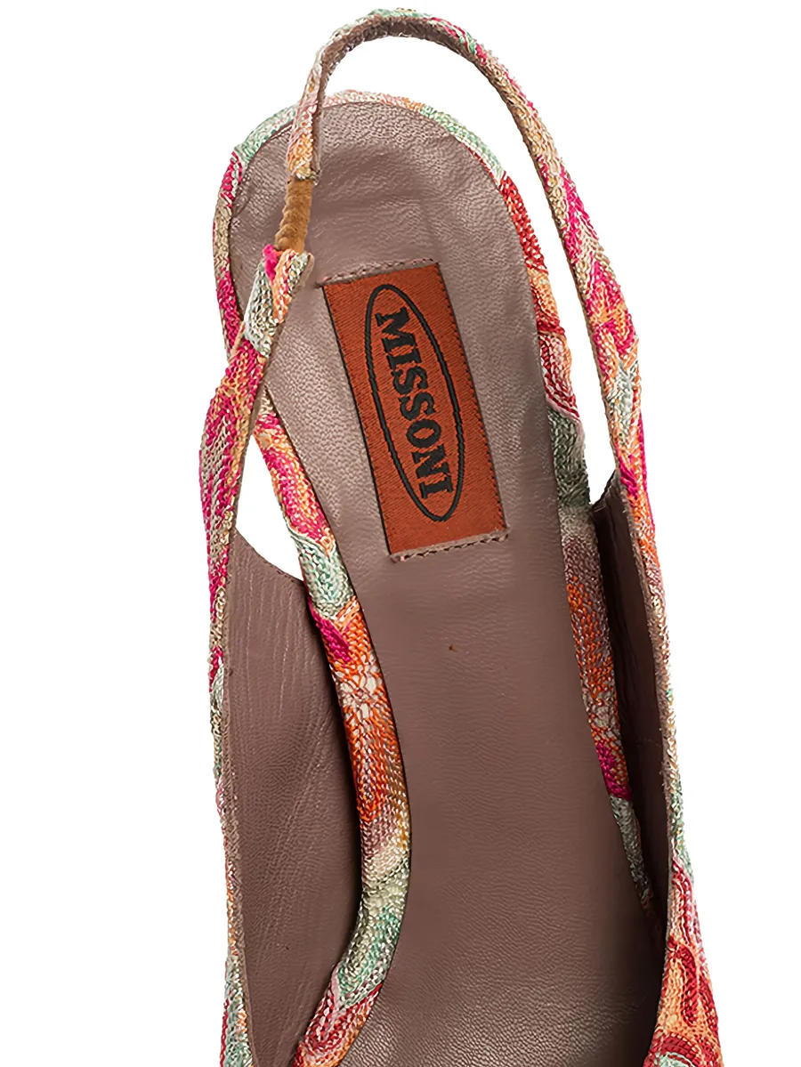 135mm platform slingback sandals 9